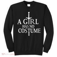 A Girl Has No Costume Sweatshirt thumb 0