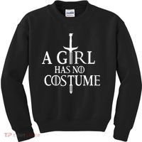 A Girl Has No Costume Kids Sweatshirt thumb 0