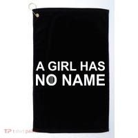 A Girl Has No Name Golf Towel thumb 0