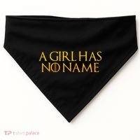A Girl Has No Name Gold Limited Edition USA-Made Doggie Bandana thumb 0