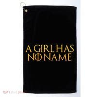 A Girl Has No Name Gold Limited Edition Golf Towel thumb 0