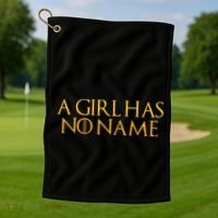 A Girl Has No Name Gold Limited Edition Golf Towel thumb 1