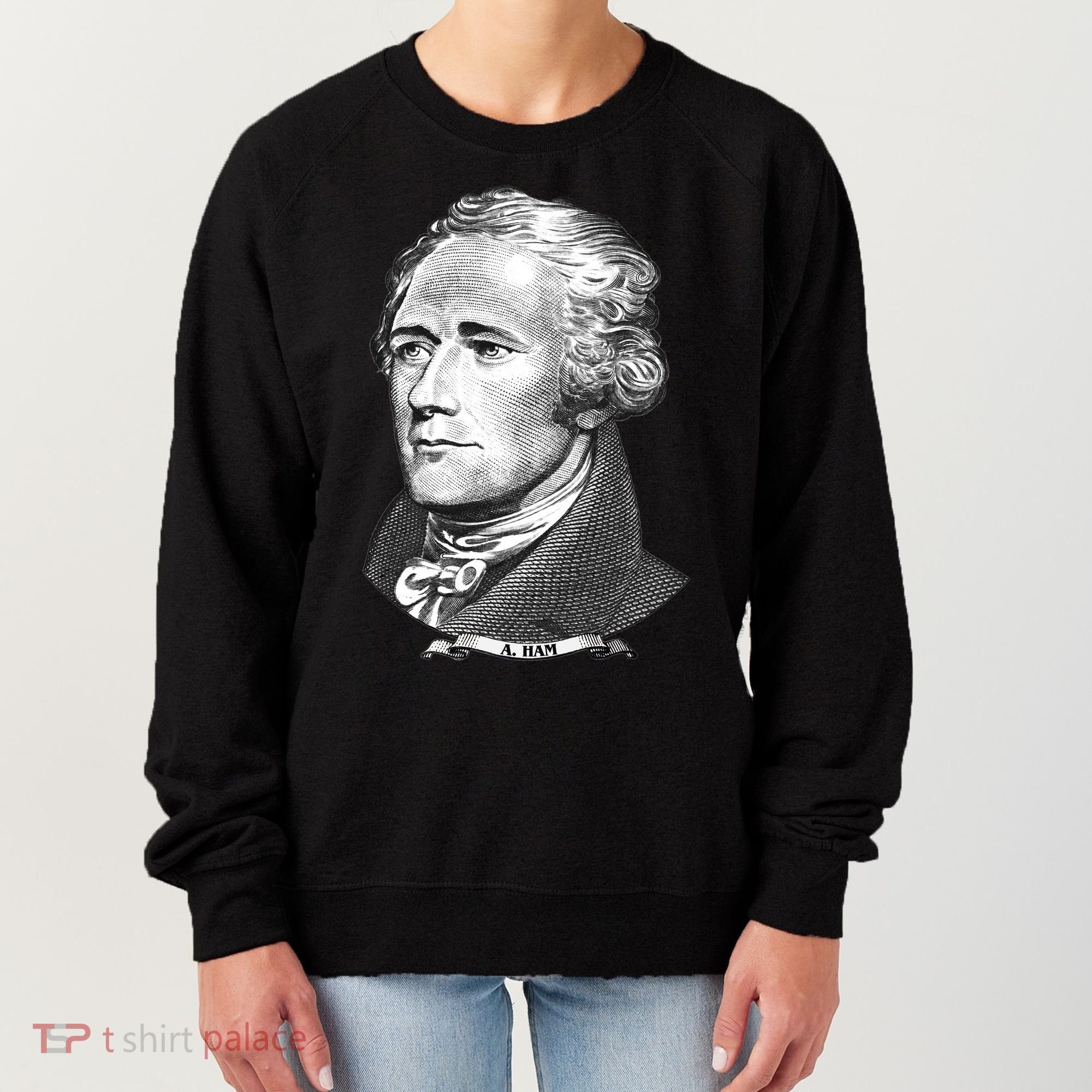 A Ham A Ham Big Face Portrait Women's Sweatshirt