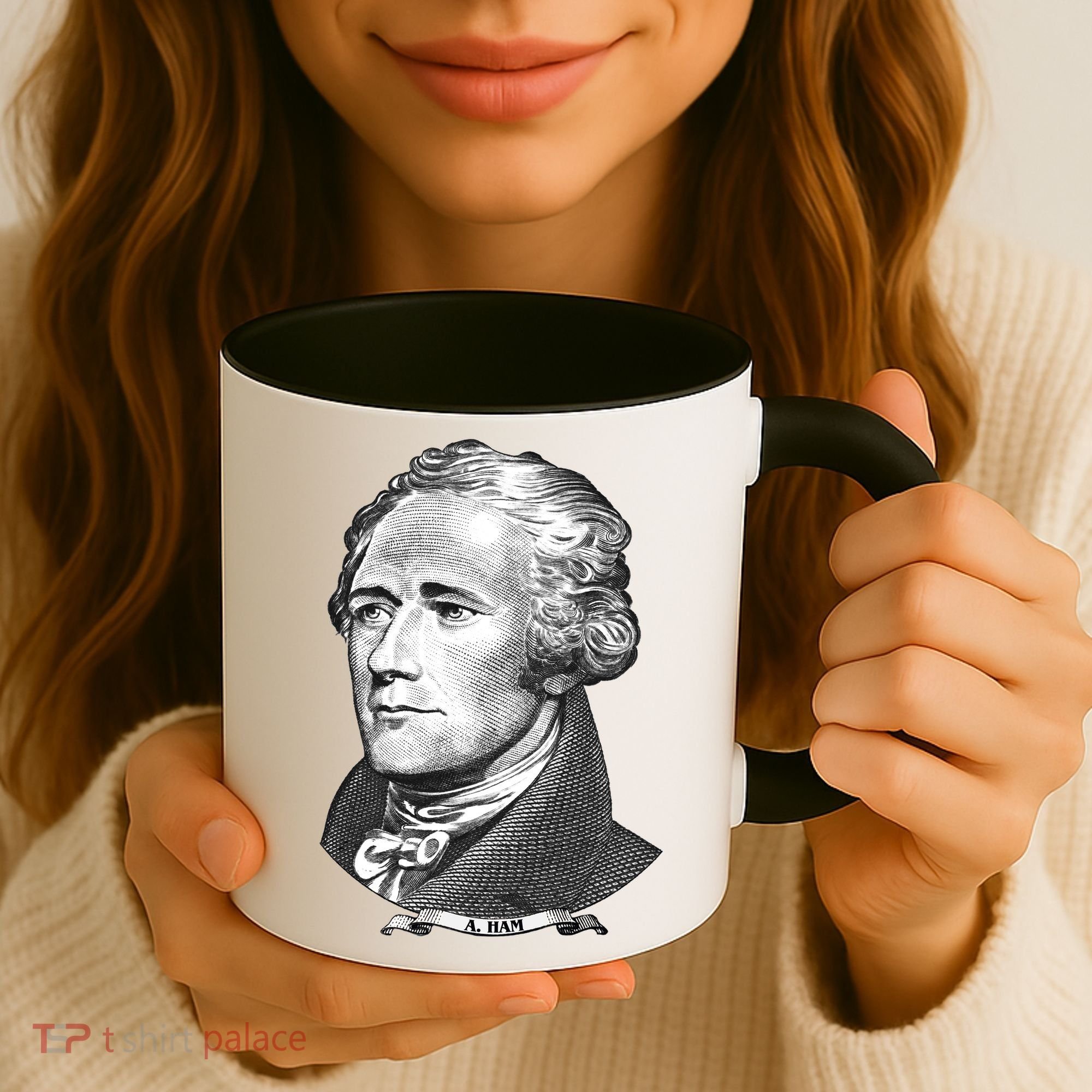 A Ham A Ham Big Face Portrait Coffee Mug