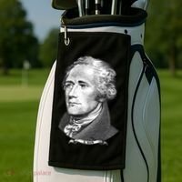A Ham A Ham Big Face Portrait Golf Towel thumb 2