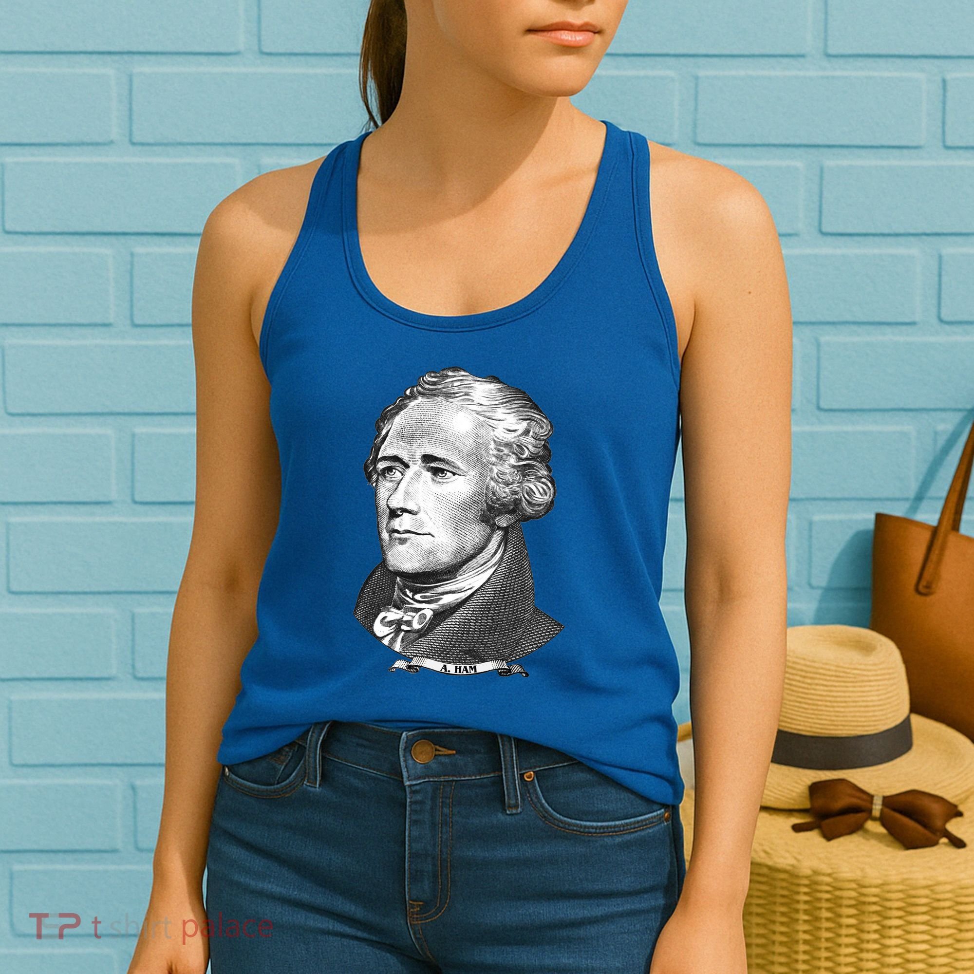 A Ham A Ham Big Face Portrait Women's Tank Top