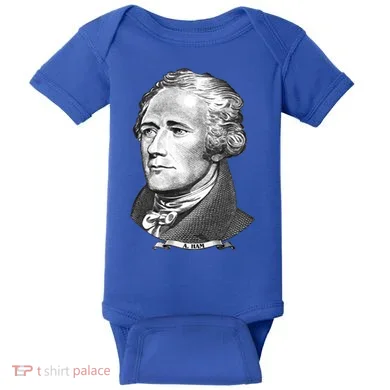 A Ham A Ham Big Face Portrait Baby Bodysuit