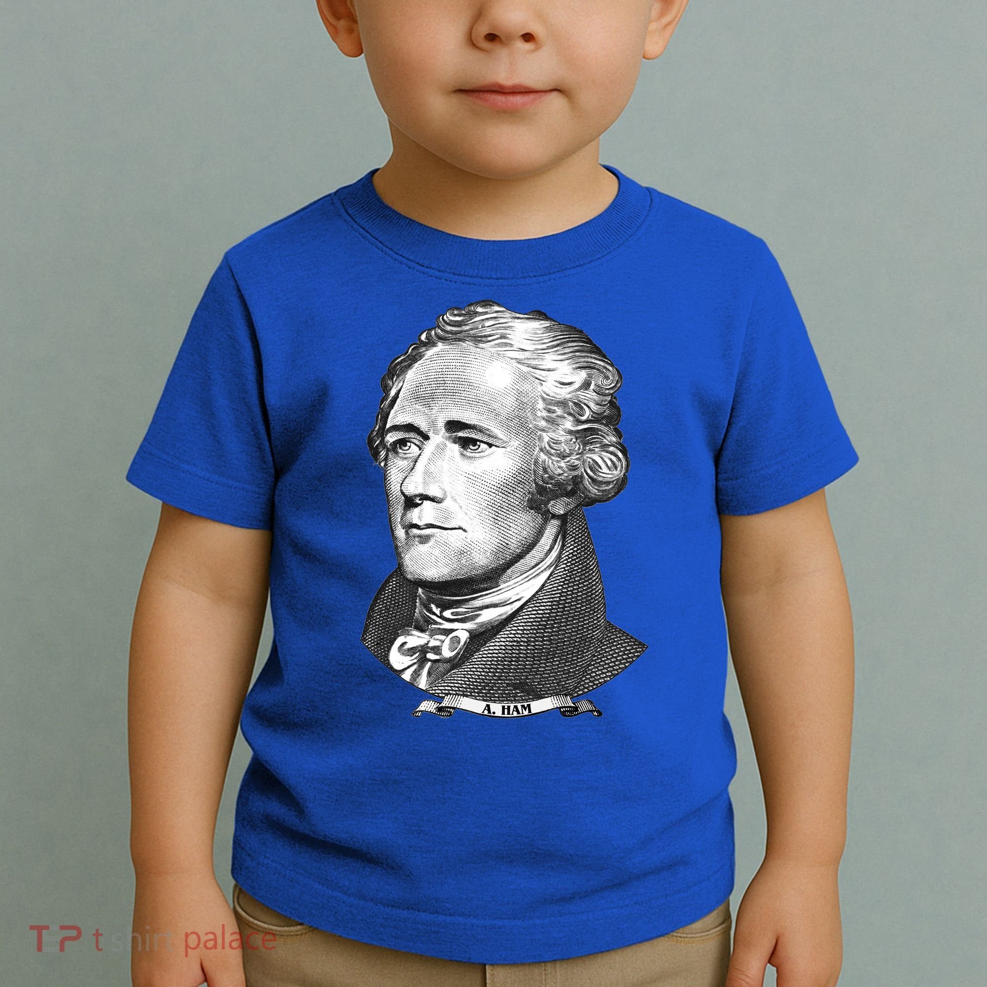 A Ham A Ham Big Face Portrait Toddler T-Shirt