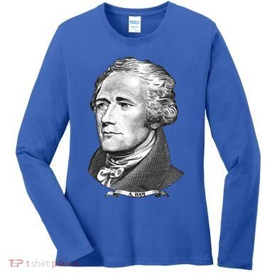 A Ham A Ham Big Face Portrait Women's Long Sleeve Shirt