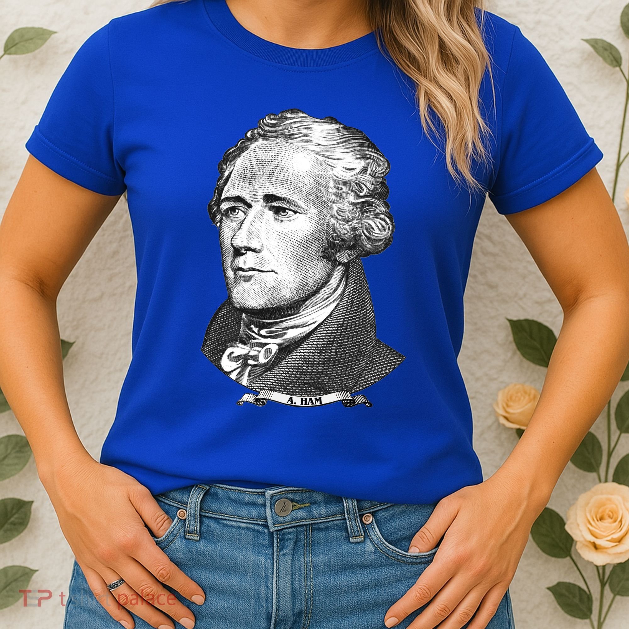 A Ham A Ham Big Face Portrait Women's T-Shirt