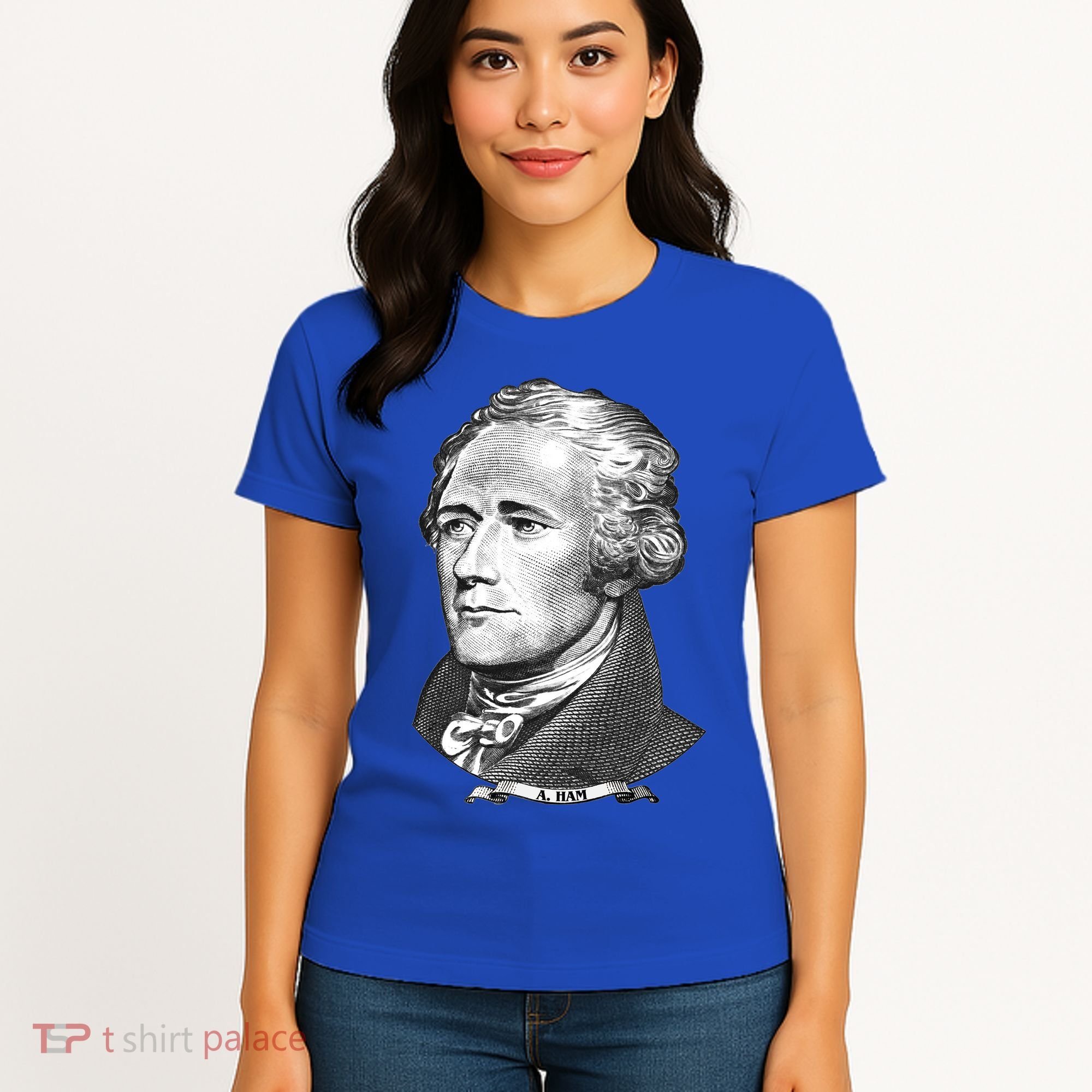 A Ham A Ham Big Face Portrait Women's T-Shirt