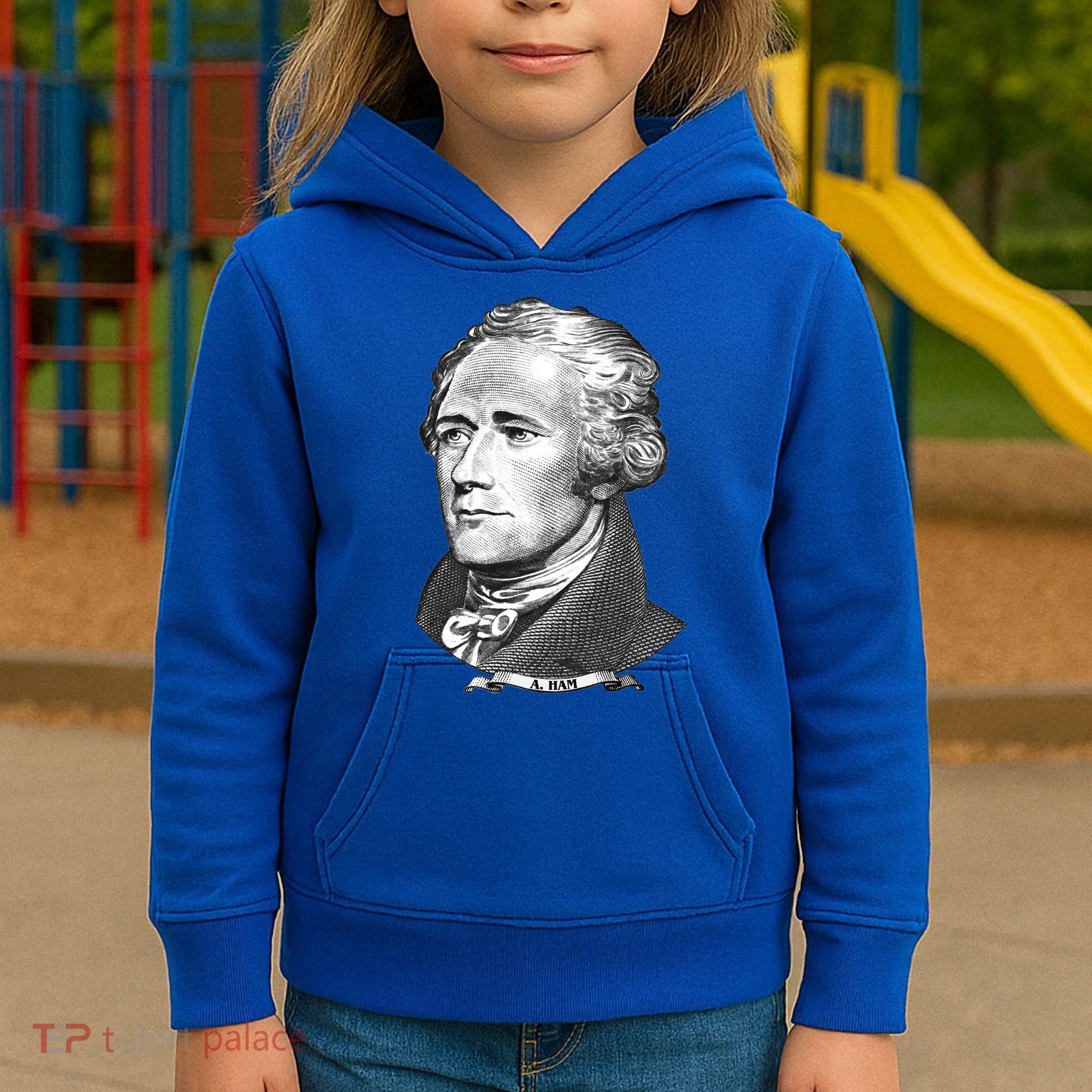 A Ham A Ham Big Face Portrait Kids Hoodie