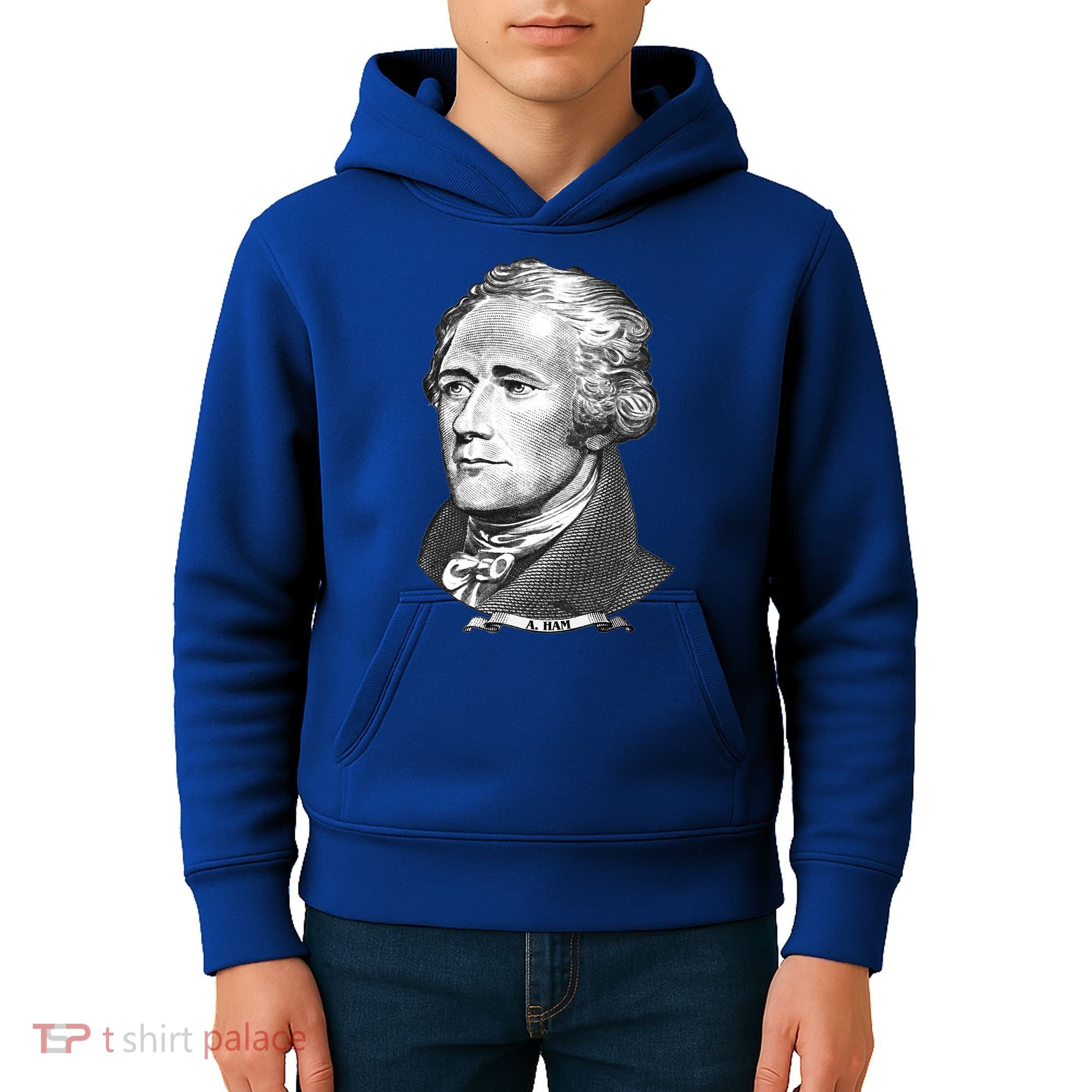 A Ham A Ham Big Face Portrait Kids Hoodie