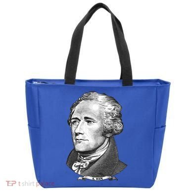 A Ham A Ham Big Face Portrait Tote Bag