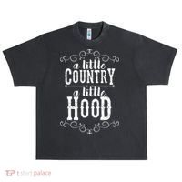 A Little Country A Little Hood Urban Oversized Heavyweight T-Shirt thumb 0