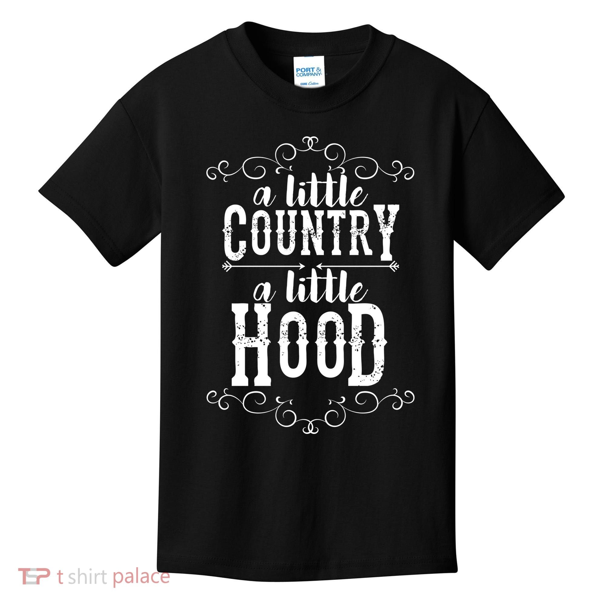 A Little Country A Little Hood Kids T-Shirt