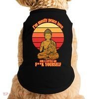 A little Go F**k Yourself Funny Buddha Doggie Tank thumb 0