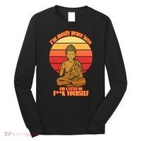 A little Go F**k Yourself Funny Buddha Long Sleeve Shirt thumb 0