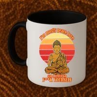 A little Go F**k Yourself Funny Buddha Coffee Mug thumb 2
