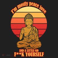 A little Go F**k Yourself Funny Buddha Beanie thumb 2