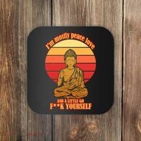 A little Go F**k Yourself Funny Buddha Coaster thumb 0