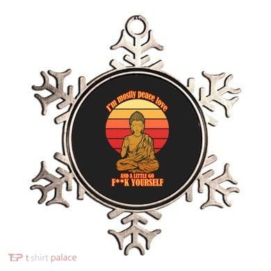 A little Go F**k Yourself Funny Buddha Ornament