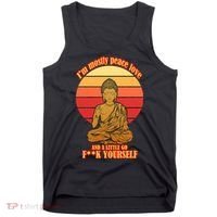 A little Go F**k Yourself Funny Buddha Tank Top thumb 0
