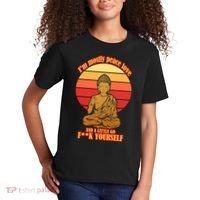 A little Go F**k Yourself Funny Buddha Kids T-Shirt thumb 2