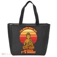 A little Go F**k Yourself Funny Buddha Tote Bag thumb 0