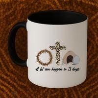 A Lot Can Happen in 3 Day Celebrating Easter Coffee Mug thumb 2
