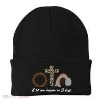 A Lot Can Happen in 3 Day Celebrating Easter Beanie thumb 0