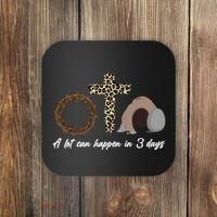A Lot Can Happen in 3 Day Celebrating Easter Coaster thumb 0