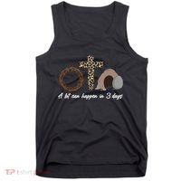 A Lot Can Happen in 3 Day Celebrating Easter Tank Top thumb 0