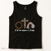 A Lot Can Happen in 3 Day Celebrating Easter Tank Top thumb 2