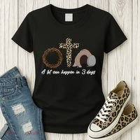 A Lot Can Happen in 3 Day Celebrating Easter Women's T-Shirt thumb 3
