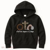 A Lot Can Happen in 3 Day Celebrating Easter Kids Hoodie thumb 0