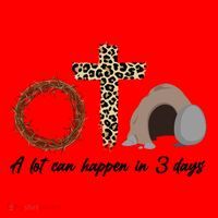A Lot Can Happen in 3 Day Celebrating Easter Santa Hat thumb 1