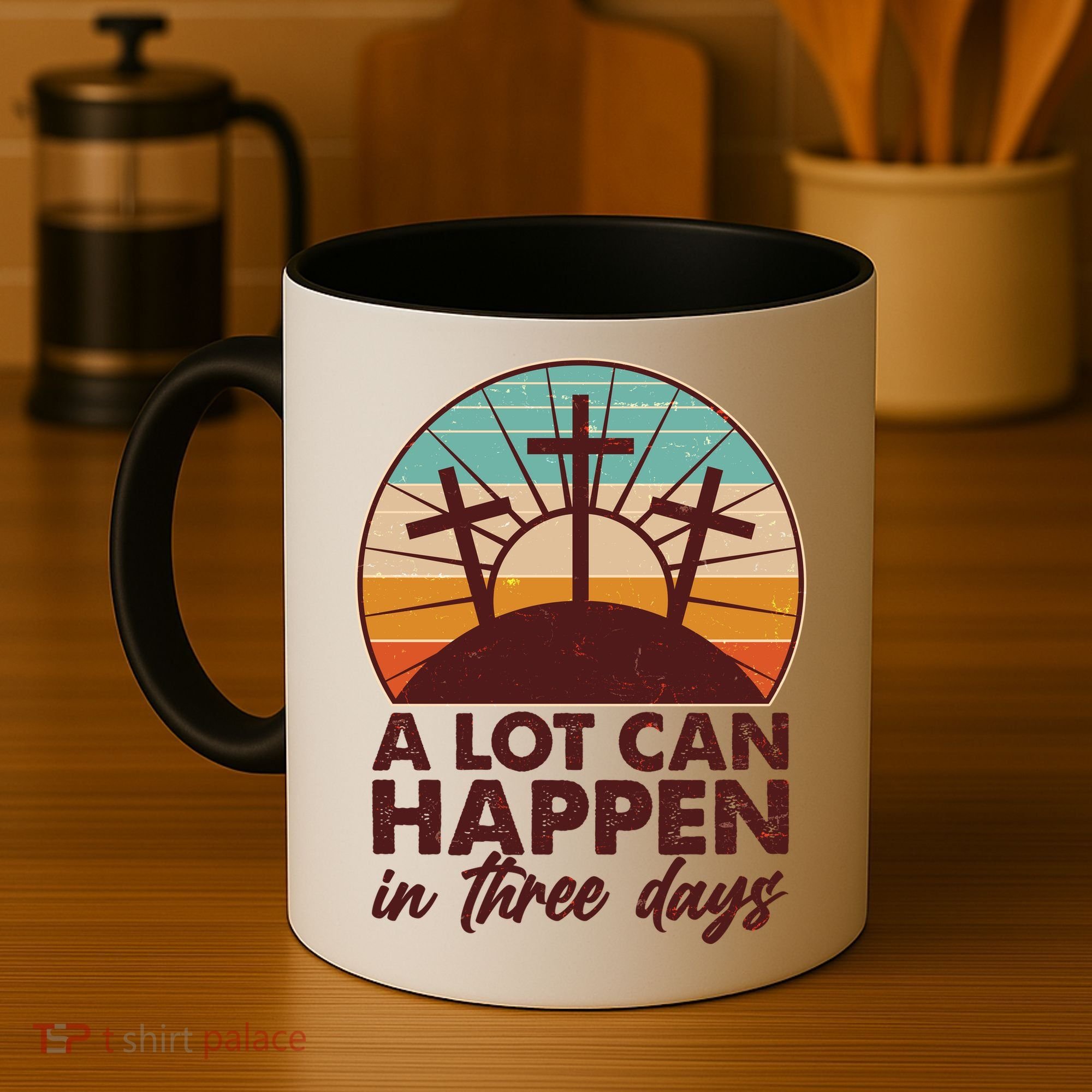 A Lot Can Happen in Three Days Jesus Resurrection Coffee Mug