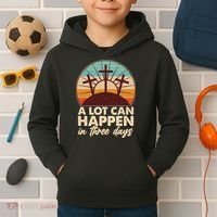 A Lot Can Happen in Three Days Jesus Resurrection Kids Hoodie thumb 2