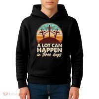 A Lot Can Happen in Three Days Jesus Resurrection Kids Hoodie thumb 4