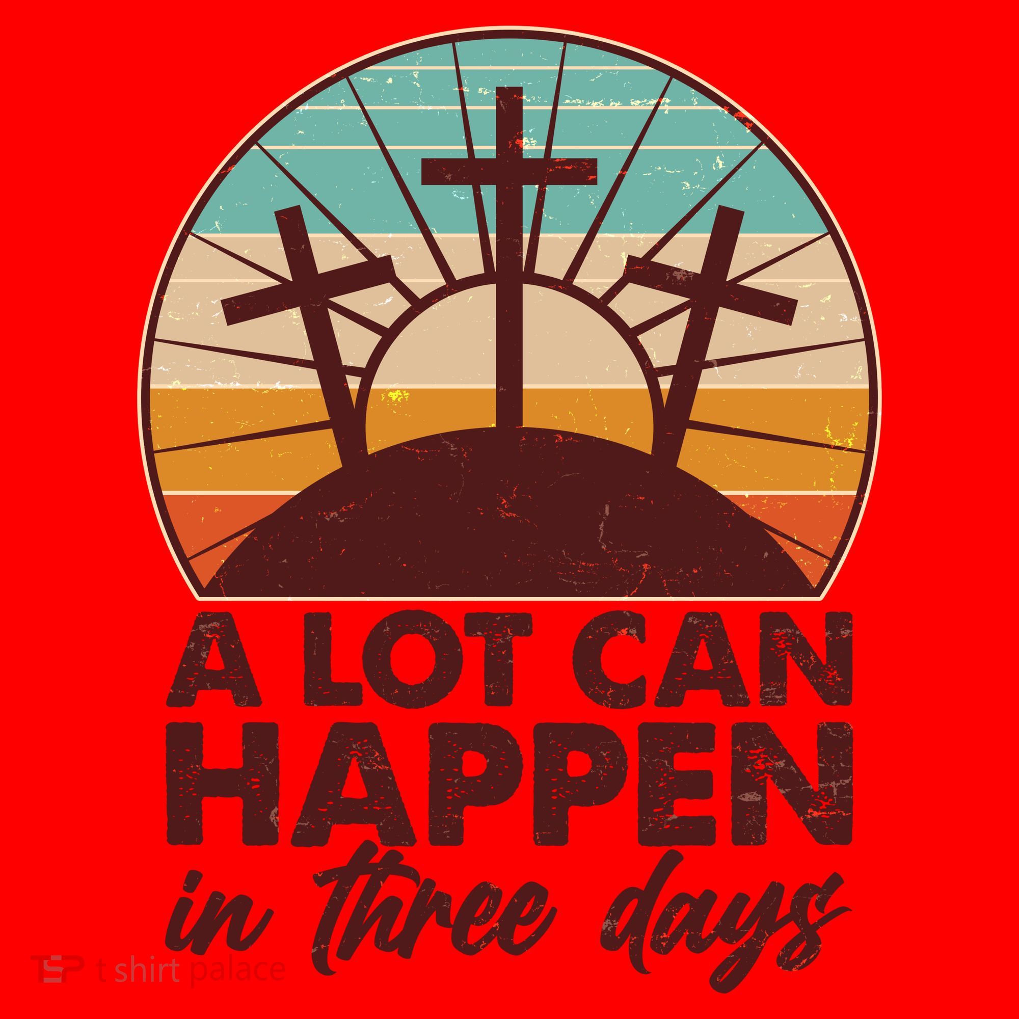 A Lot Can Happen in Three Days Jesus Resurrection Santa Hat