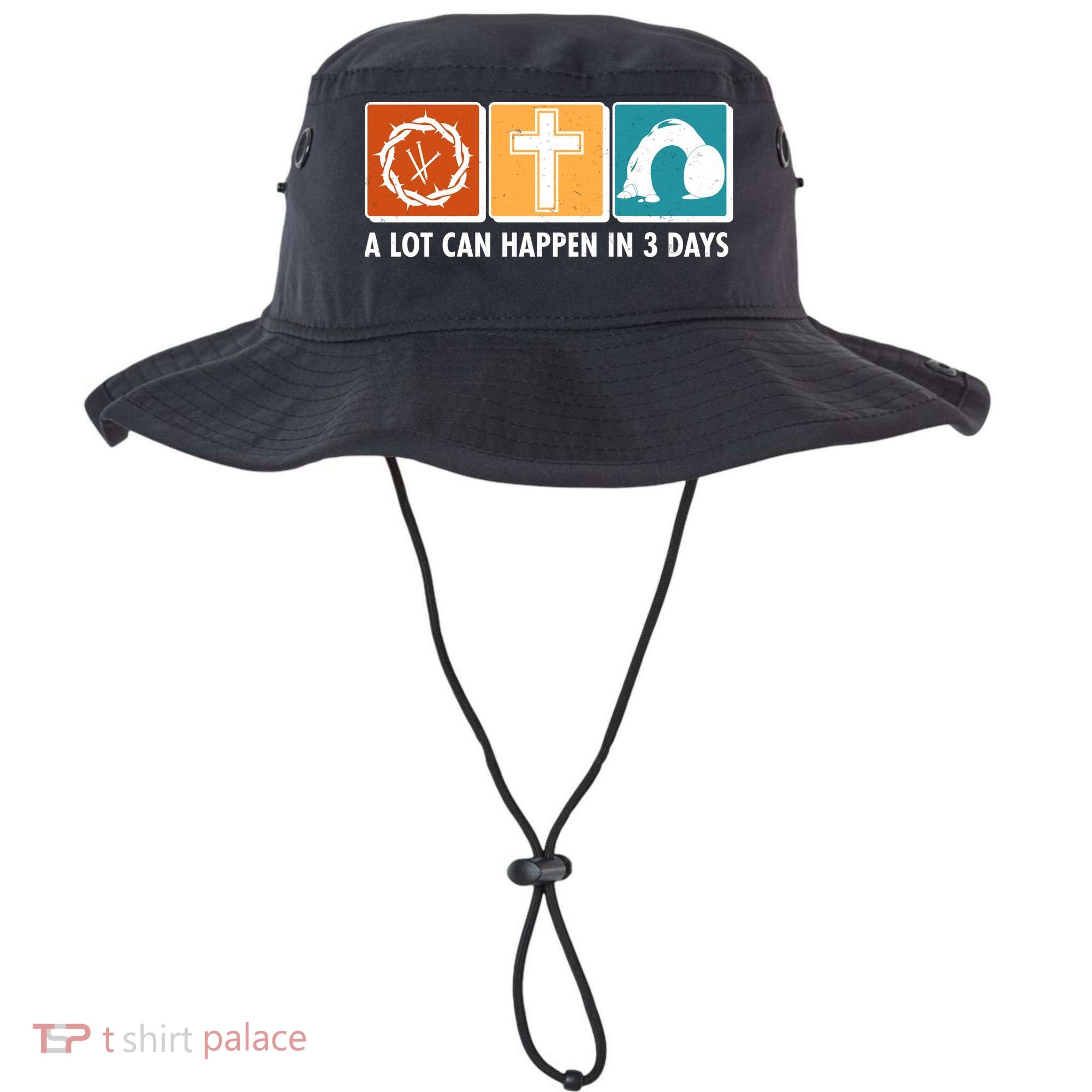 A Lot Can Happened In Three Days Jesus Resurrection Bucket Hat