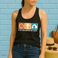 A Lot Can Happened In Three Days Jesus Resurrection Women's Tank Top thumb 2