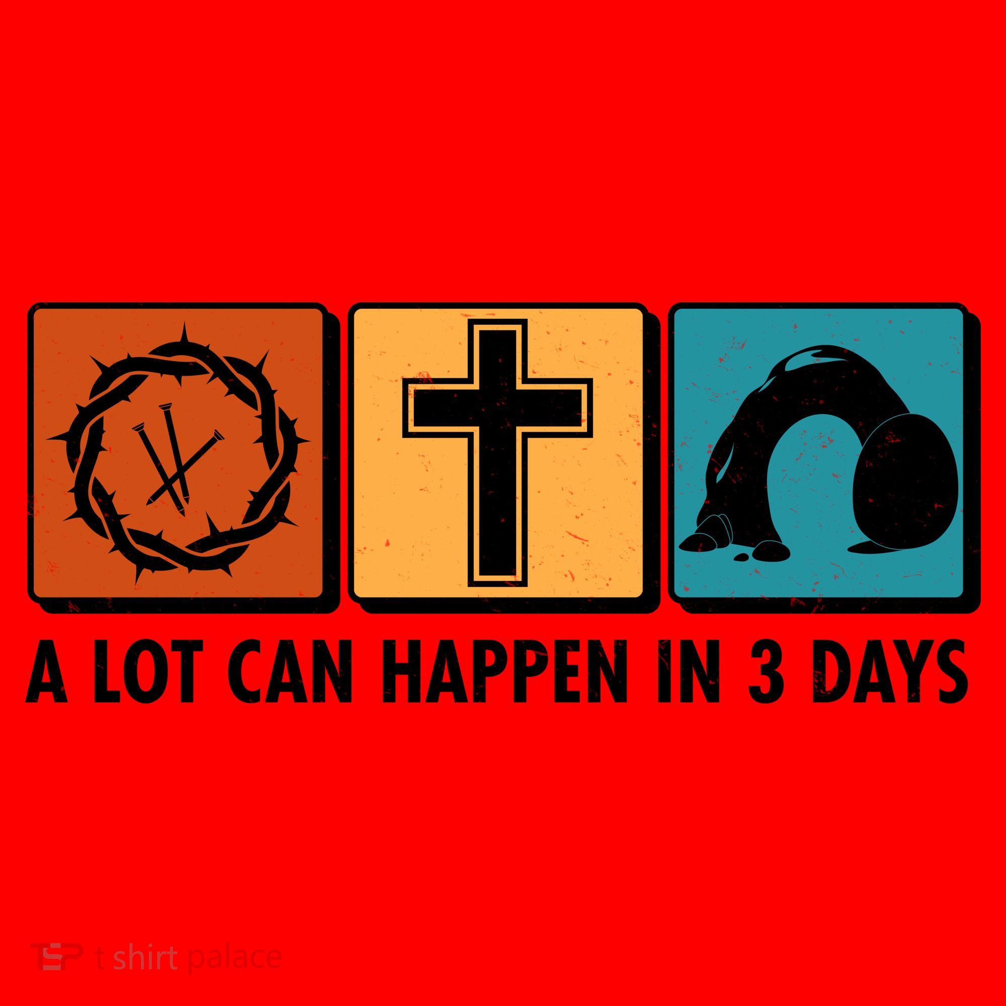 A Lot Can Happened In Three Days Jesus Resurrection Santa Hat