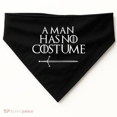 A Man Has No Costume Funny TV Series USA-Made Doggie Bandana