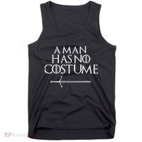 A Man Has No Costume Funny TV Series Tank Top thumb 0