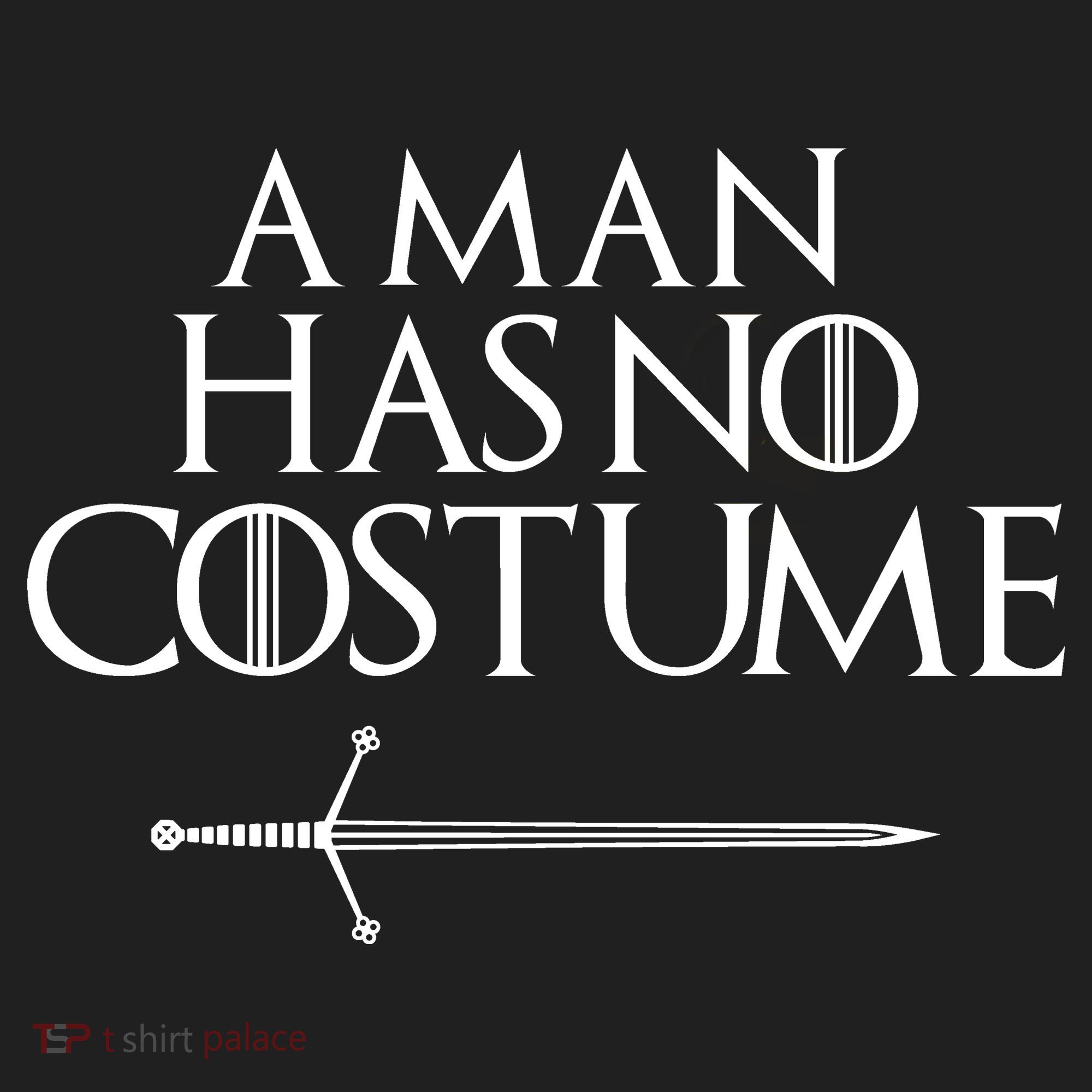 A Man Has No Costume Funny TV Series Golf Towel