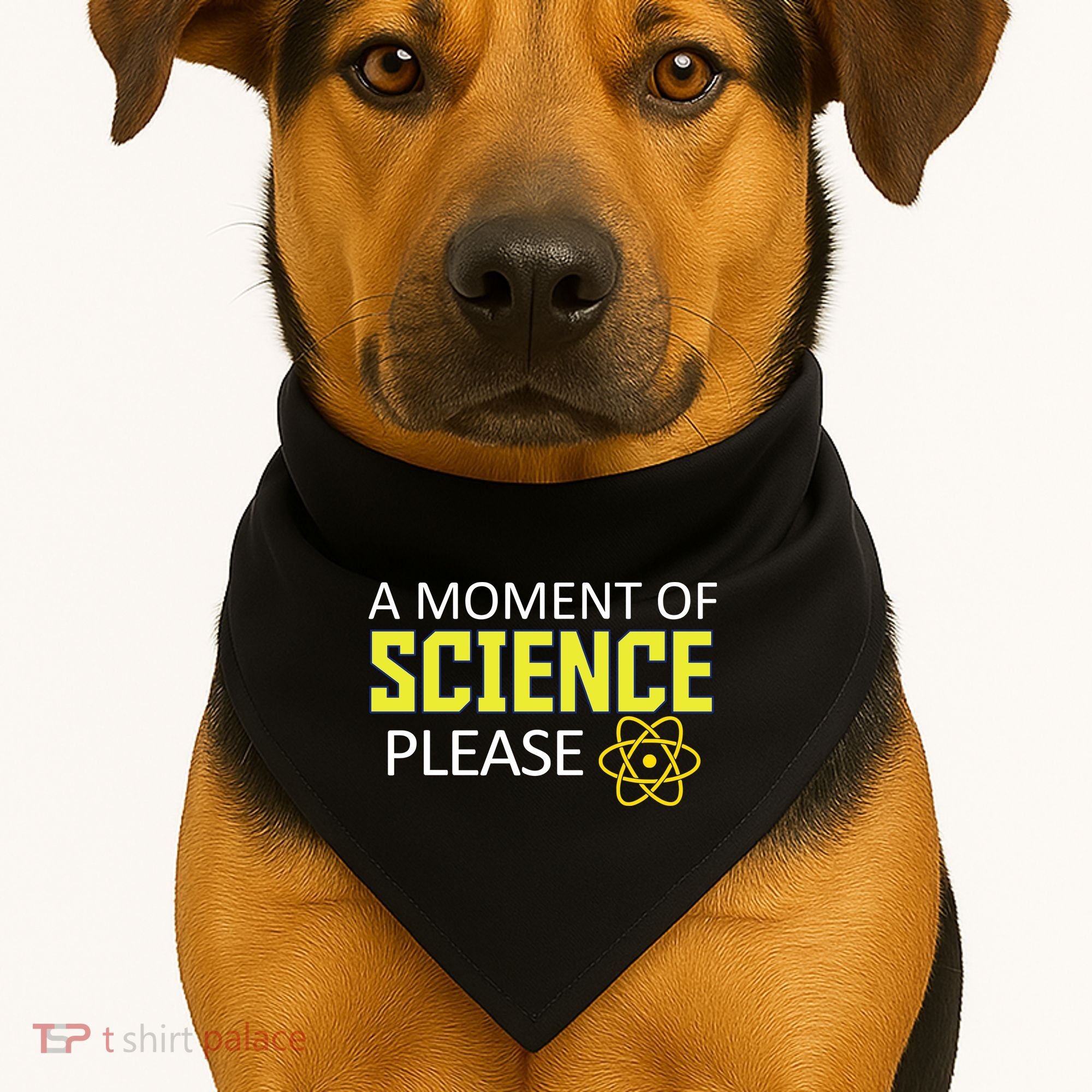 A Moment Of Science Please  USA-Made Doggie Bandana