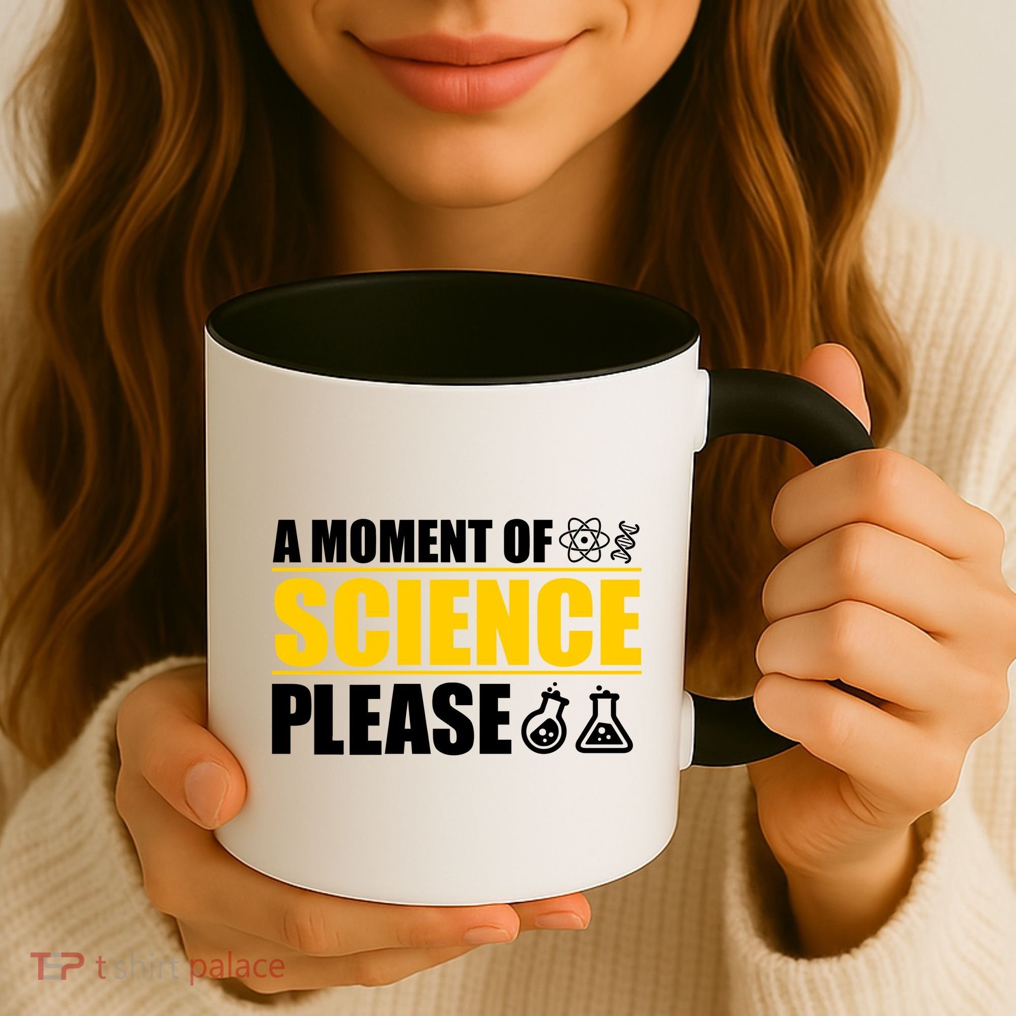 A Moment of Science Please Coffee Mug