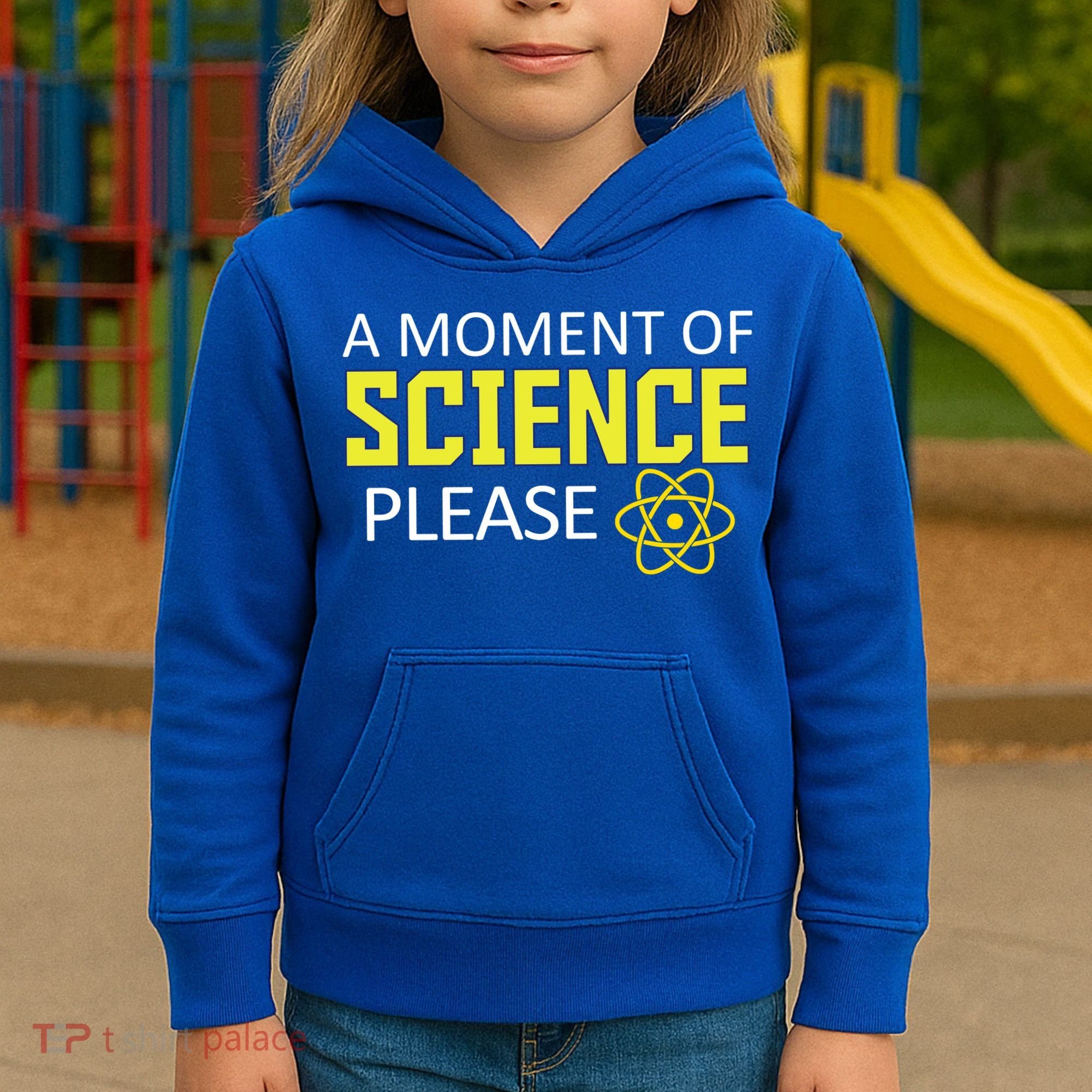 A Moment Of Science Please  Kids Hoodie